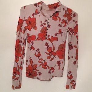 Free People Long Sleeve Top